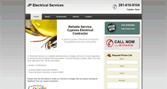 Desktop Screenshot of cypresselectricalcontractor.com
