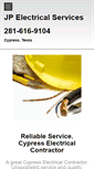 Mobile Screenshot of cypresselectricalcontractor.com